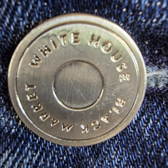 WHBM Sequin Lace Jeans The Slim Size 12S NWT - Picture 7 of 16